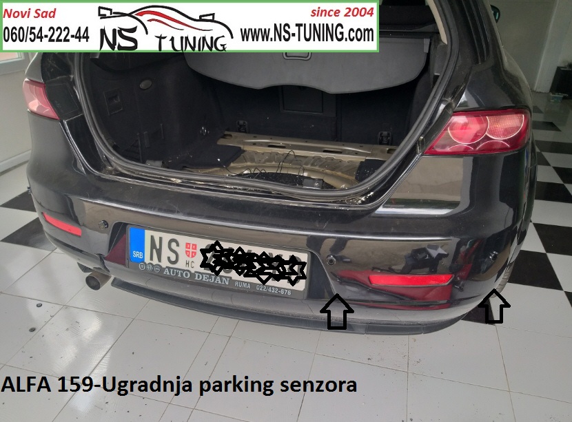 parking senzori ugradnja novi sad tuning alfa 159